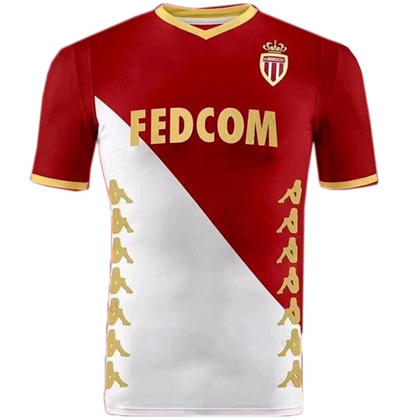Camiseta AS Monaco 1ª 2019/20 Rojo Blanco